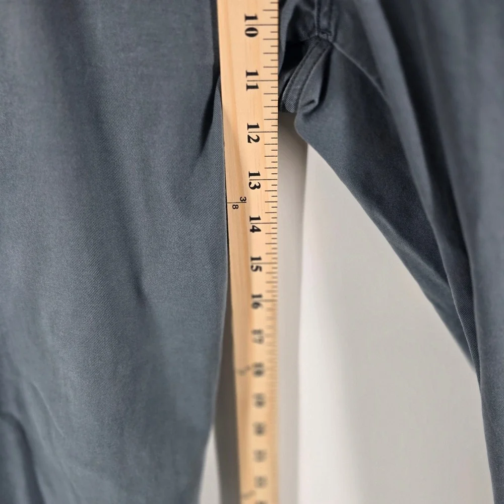 Levis XX Chino Pants Mens 32 Slate Blue Standard Taper Stretch Cotton Trousers